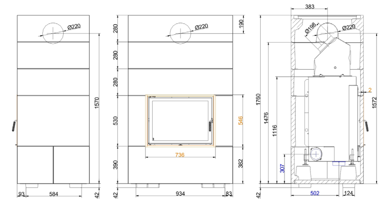 AUGSBURG 51/67 Tunnel Vertical/Swing door